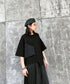 Half Sleeve Asymmetric Top